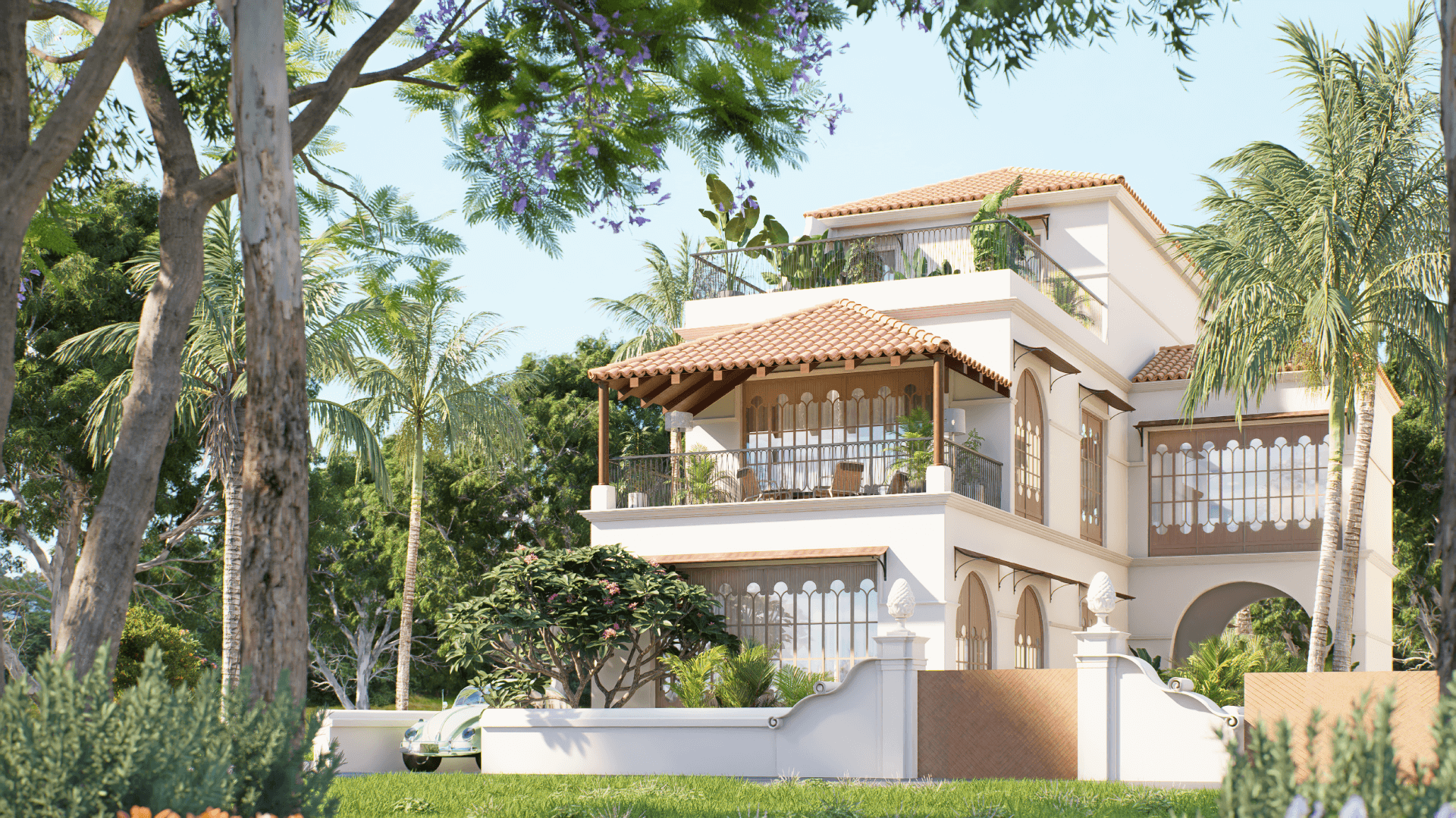 Outdoor shower scene 3